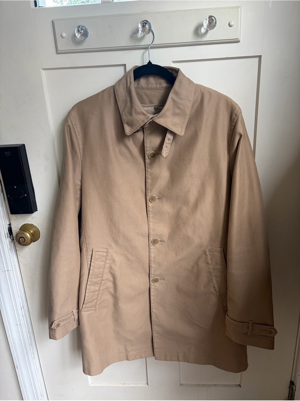 Vintage 90s Radmess MEN’S BIGI Japanese Designer Tan Car Coat Thermolite Liner